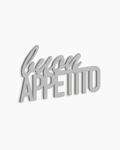 scritta in legno decorativa buon appetito ideale per la casa 