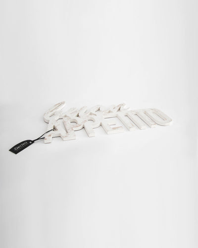 scritta in legno decorativa buon appetito ideale per la casa 