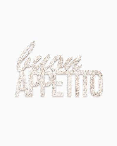 scritta in legno decorativa buon appetito ideale per la casa 