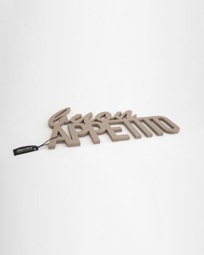 scritta in legno decorativa buon appetito ideale per la casa 