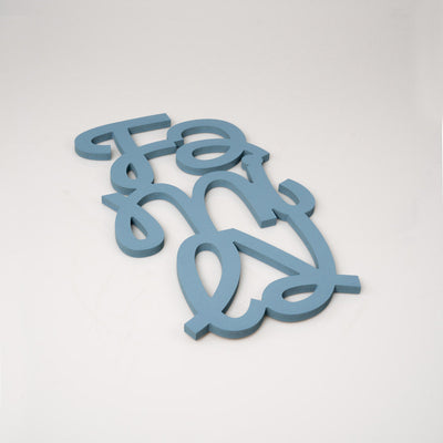 Scritta in Legno Family