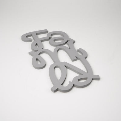 Scritta in Legno Family