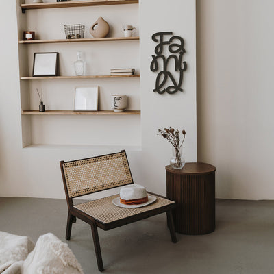 Scritta in Legno Family