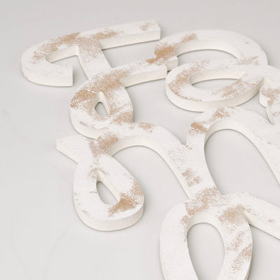 Scritta in Legno Family