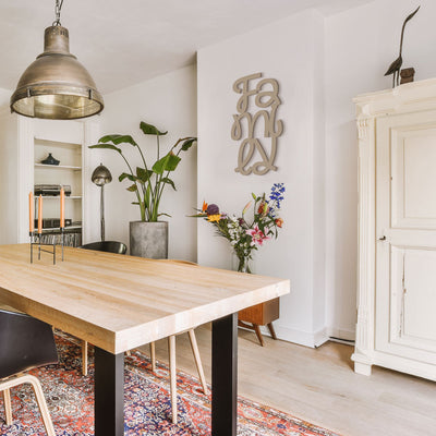 Scritta in Legno Family