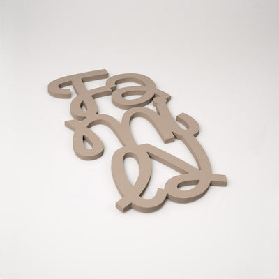 Scritta in Legno Family