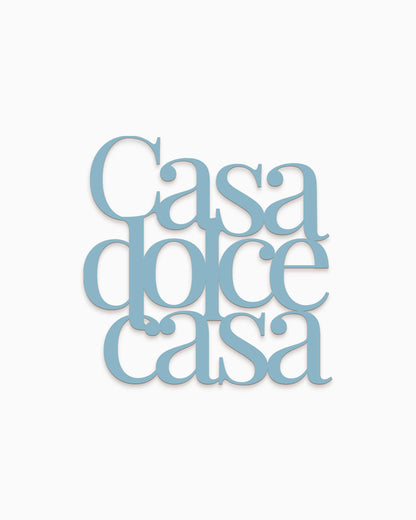 Scritta in Legno Casa dolce casa