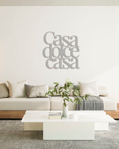 Scritta in Legno Casa dolce casa