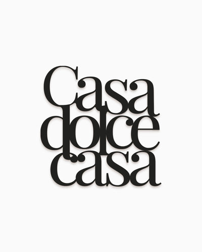 Scritta in Legno Casa dolce casa