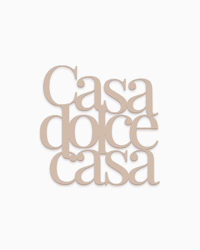 Scritta in Legno Casa dolce casa