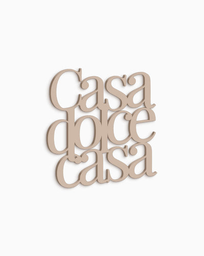 Scritta in Legno Casa dolce casa