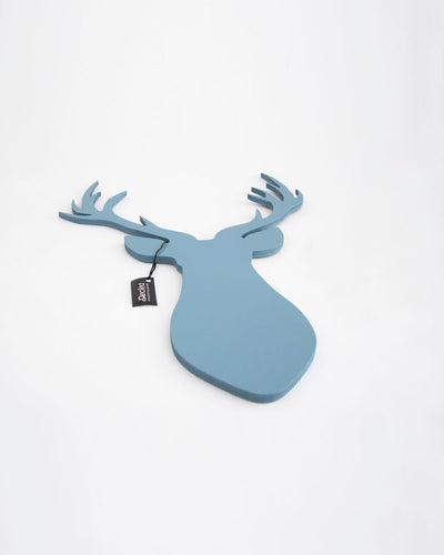 decorazione murale in legno realizzata a mano complemento arredo casa renna in legno 