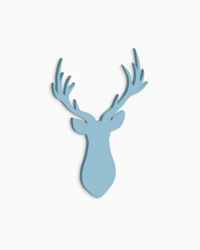 decorazione murale in legno realizzata a mano complemento arredo casa renna in legno 