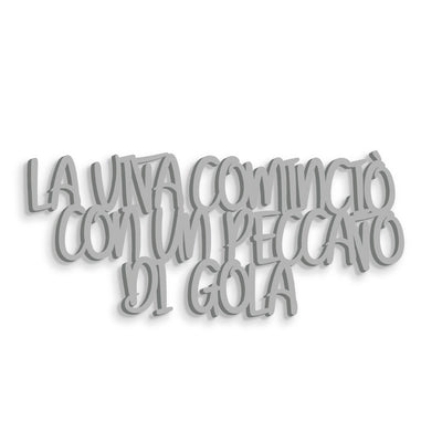 La vita cominciò con un peccato di gola