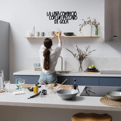 La vita cominciò con un peccato di gola