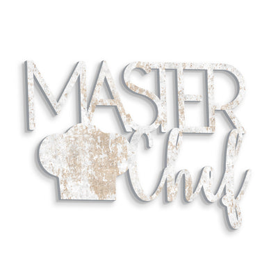 Scritta in Legno Master Chef