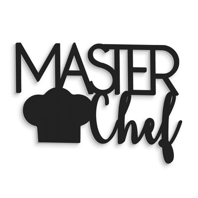 Scritta in Legno Master Chef
