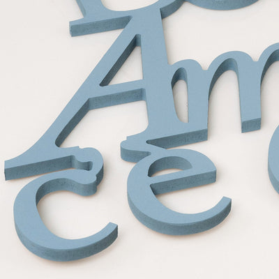 Scritta in Legno Dove c'è amore c'è casa