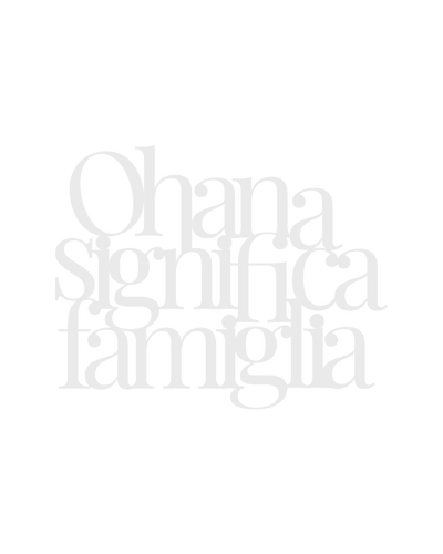 Scritta in Legno Ohana significa famiglia
