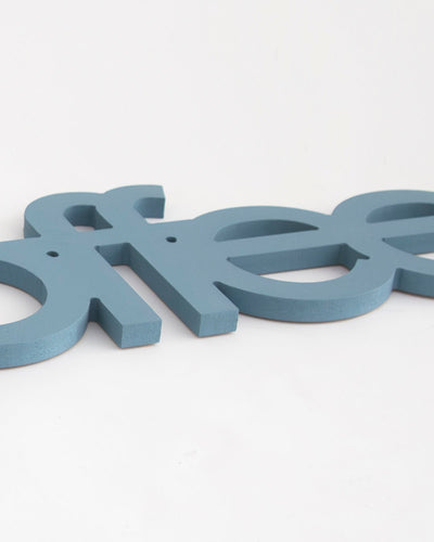 Scritta in legno decorativa realizzata a mano ideale per la cucina decorazione cucina coffee scritta da appendere #colore_azzurro-polvere