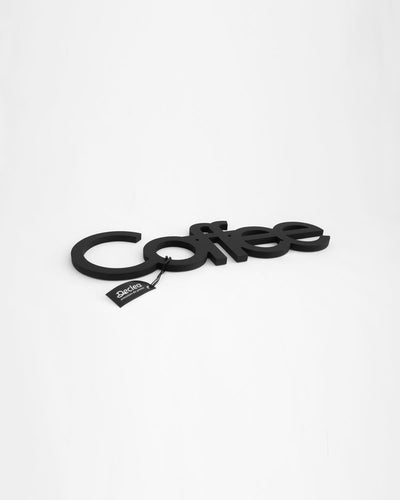 Scritta in legno decorativa realizzata a mano ideale per la cucina decorazione cucina coffee scritta da appendere #colore_nero