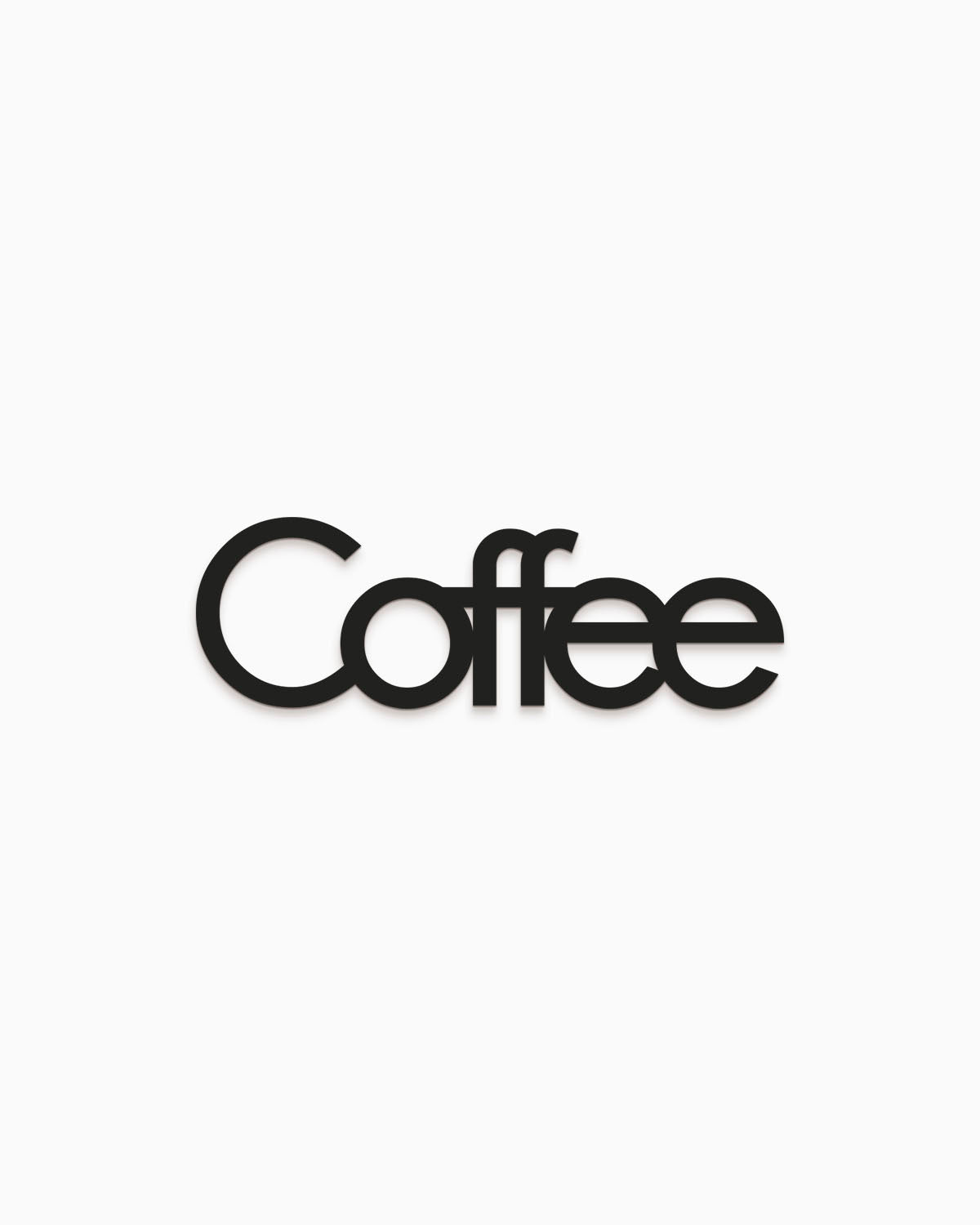 Scritta in legno decorativa realizzata a mano ideale per la cucina decorazione cucina coffee scritta da appendere #colore_nero