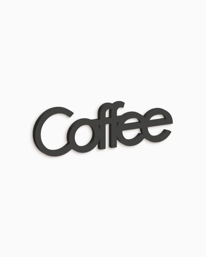 Scritta in legno decorativa realizzata a mano ideale per la cucina decorazione cucina coffee scritta da appendere 
