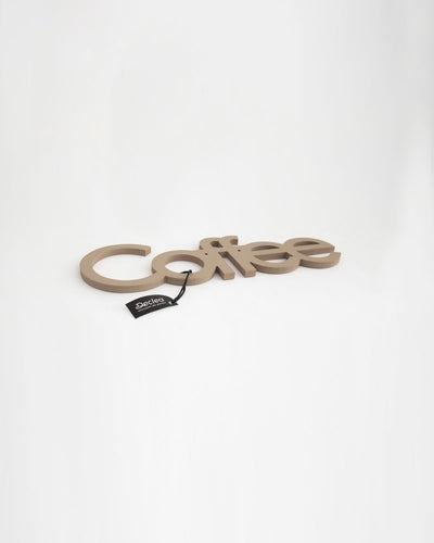 Scritta in legno decorativa realizzata a mano ideale per la cucina decorazione cucina coffee scritta da appendere #colore_tortora
