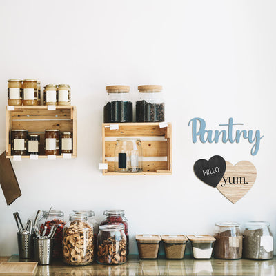 Scritta in Legno Pantry