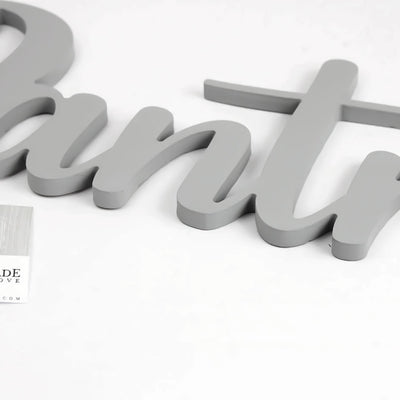 Scritta in Legno Pantry