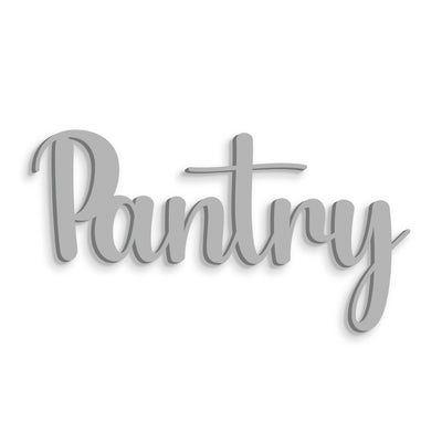 Scritta in Legno Pantry