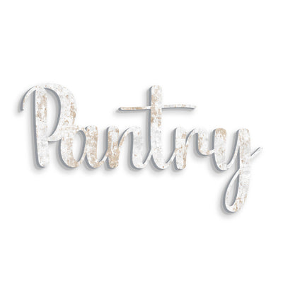 Scritta in Legno Pantry