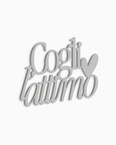 Scritta in legno Cogli l’attimo