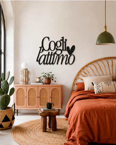Scritta in legno Cogli l’attimo