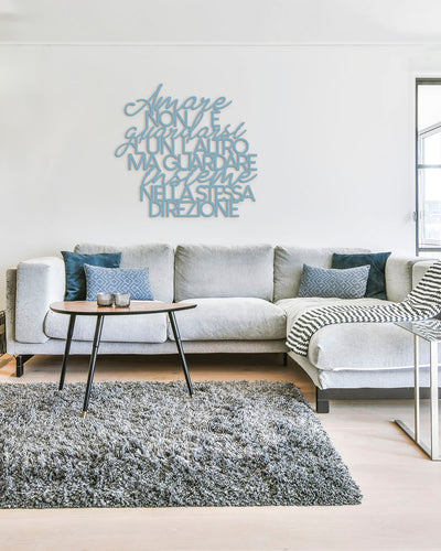 Scritta in Legno Che cos'è l'amore