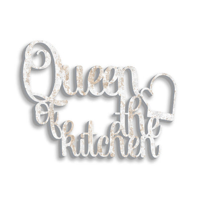 Scritta in Legno Queen of the Kitchen