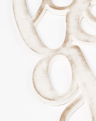 Scritta in Legno You Look Good