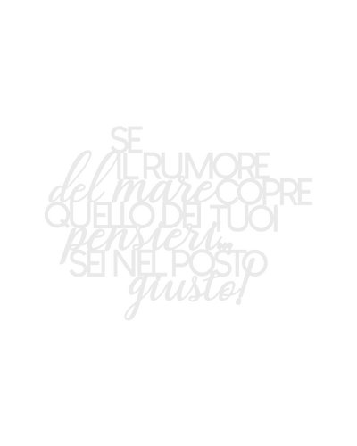 Scritta in Legno Il rumore del mare