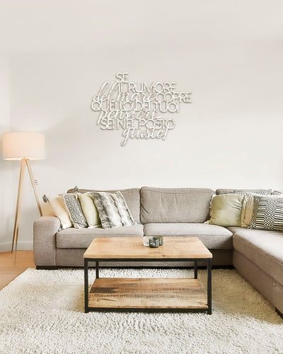 Scritta in Legno Il rumore del mare