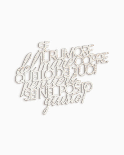 Scritta in Legno Il rumore del mare