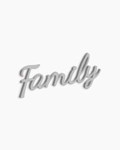 decorazione murale in legno scritta decorativa per la casa family #colore_grigio-medio