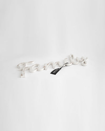 decorazione murale in legno scritta decorativa per la casa family #colore_shabby