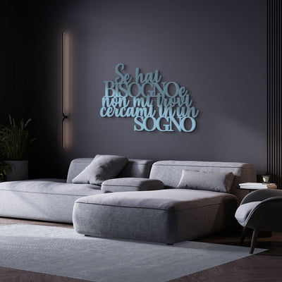 Scritta in Legno Cercami in un sogno