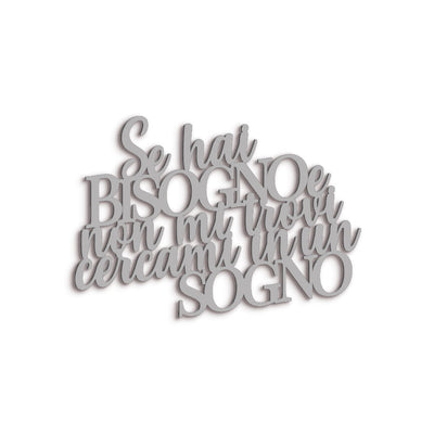 Scritta in Legno Cercami in un sogno