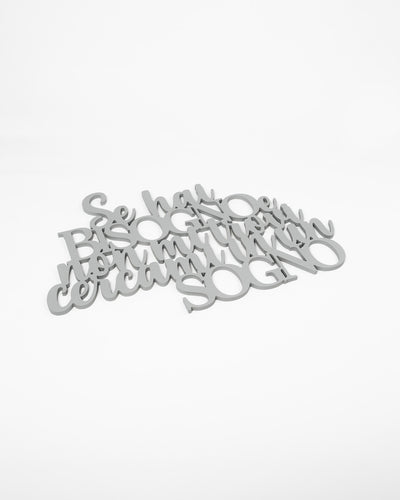 Scritta in Legno Cercami in un sogno