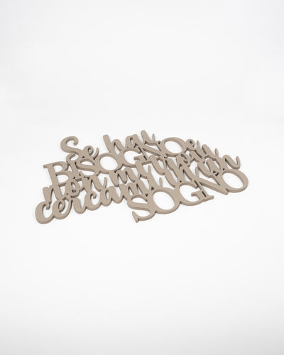 Scritta in Legno Cercami in un sogno