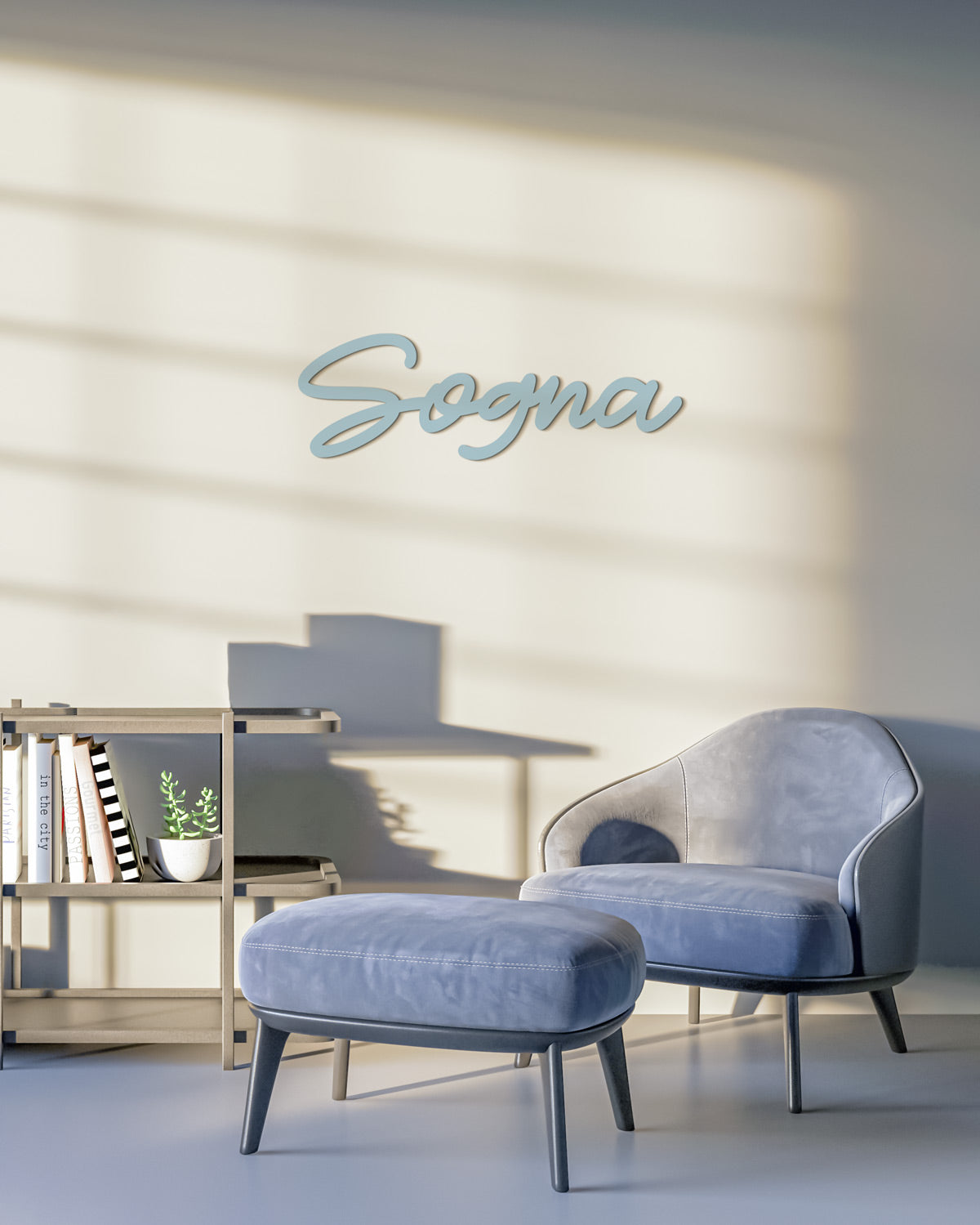 Scritta in legno Sogna