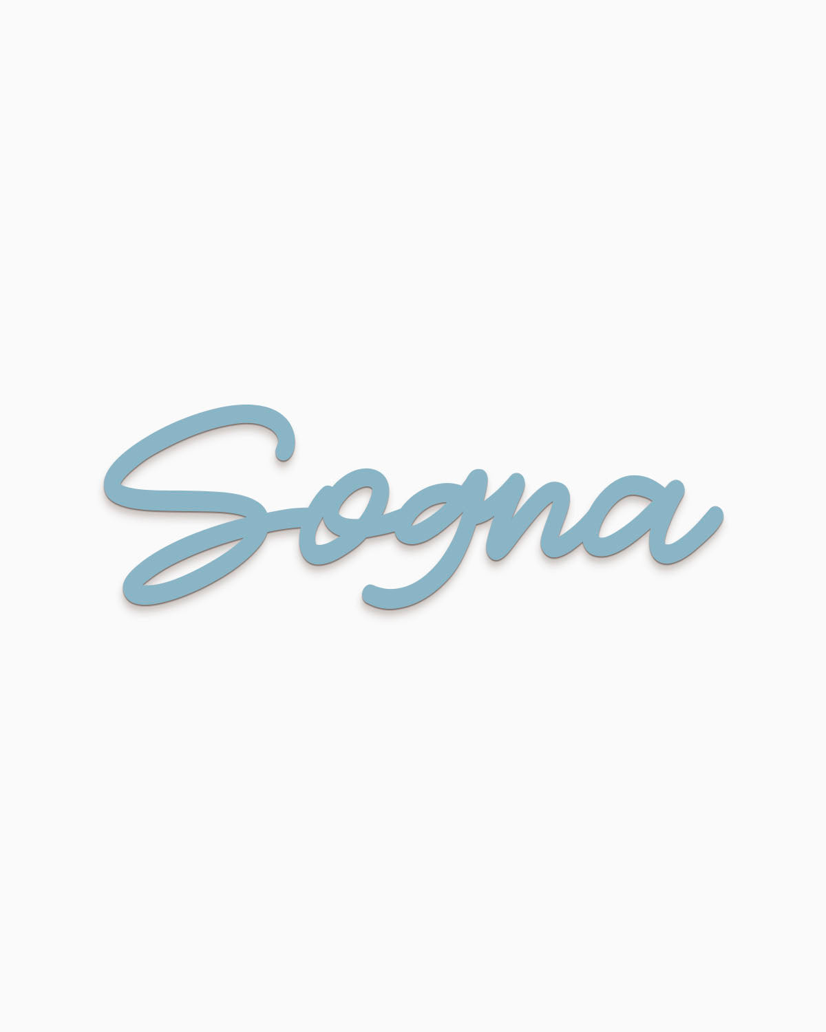 Scritta in legno Sogna