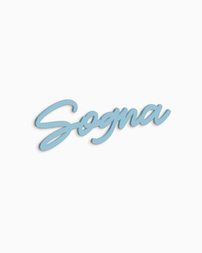 Scritta in legno Sogna