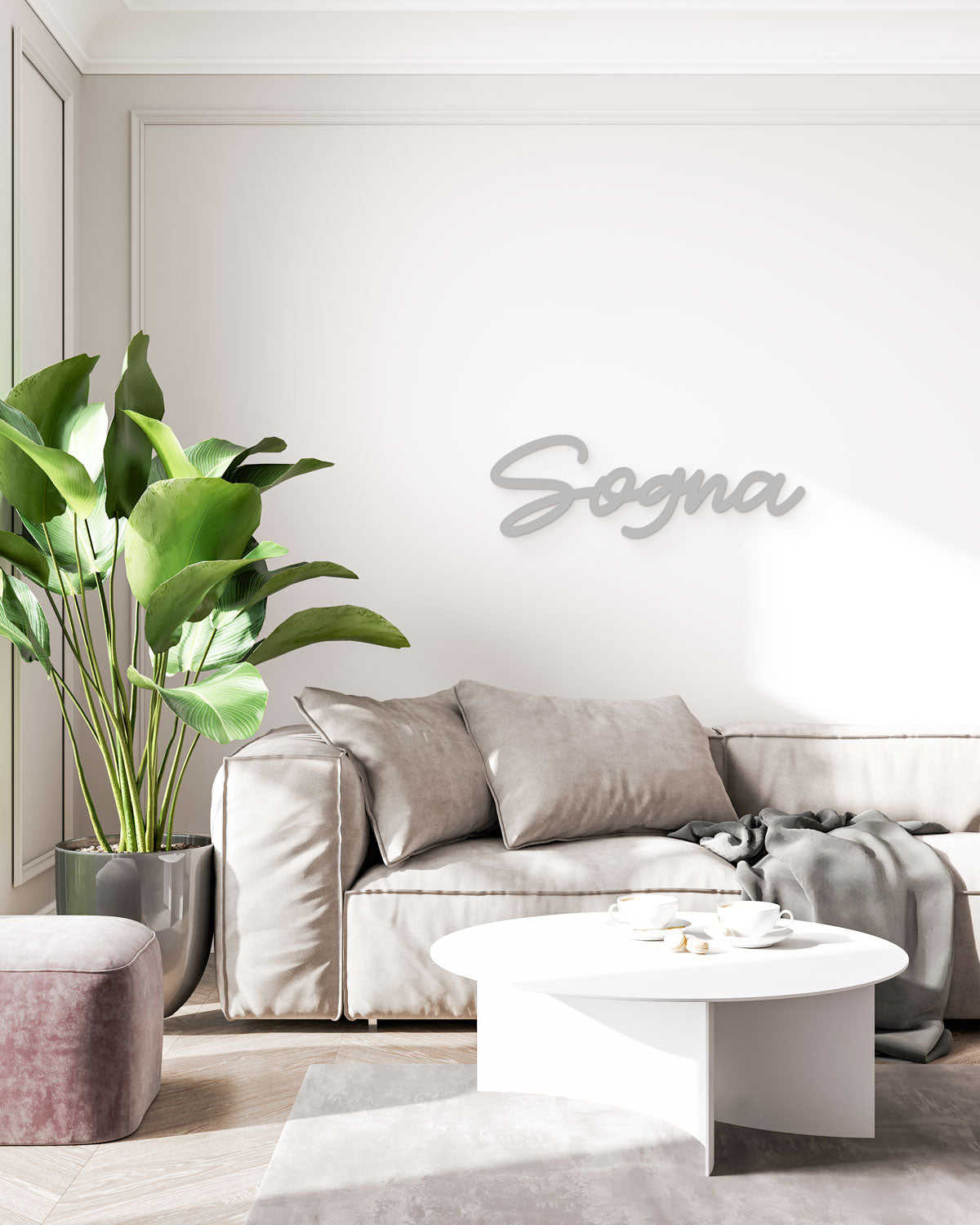 Scritta in legno Sogna